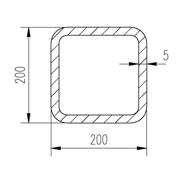 Jekl 200x200x5