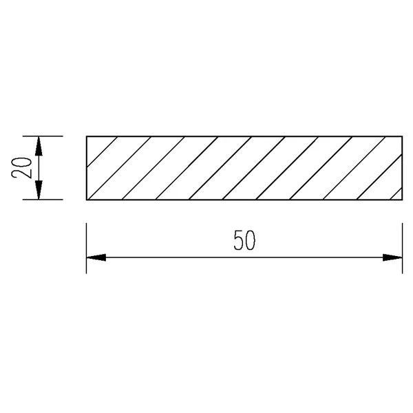 Ocel plochá 50x20