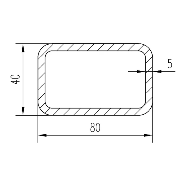 Jekl 80x40x5