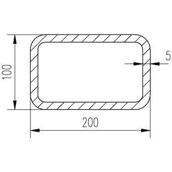 Jekl 200x100x5