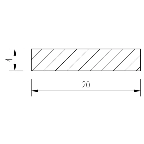 Ocel plochá 20x4