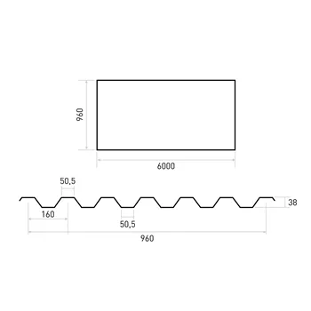 TR 40S/160 (0,80mm/š.960mm) ZM Evolution