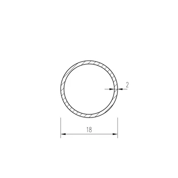 Trubka konstrukční 18x2