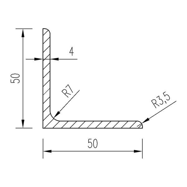 L 50x50x4