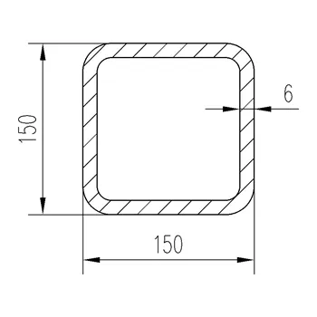 Jekl 150x150x6