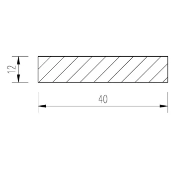 Ocel plochá 40x12