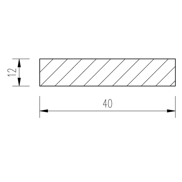 Ocel plochá 40x12