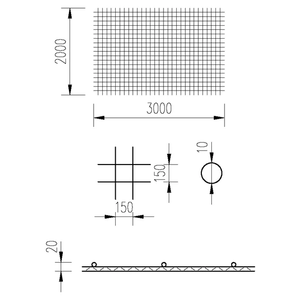 Síť KARI 10/15/2x3m (KZ 70)