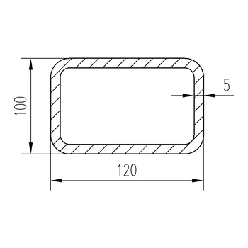 Jekl 120x100x5