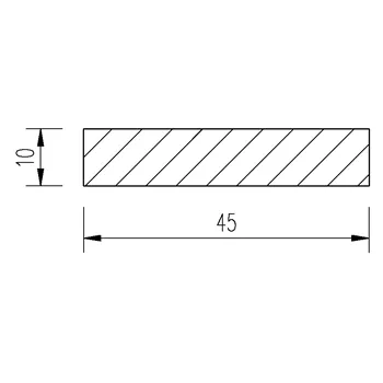 Ocel plochá 45x10