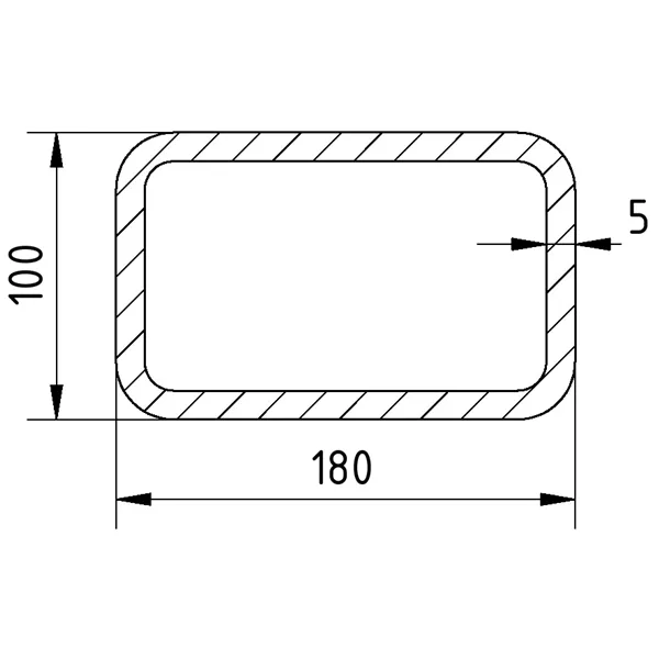 Jekl 180x100x5