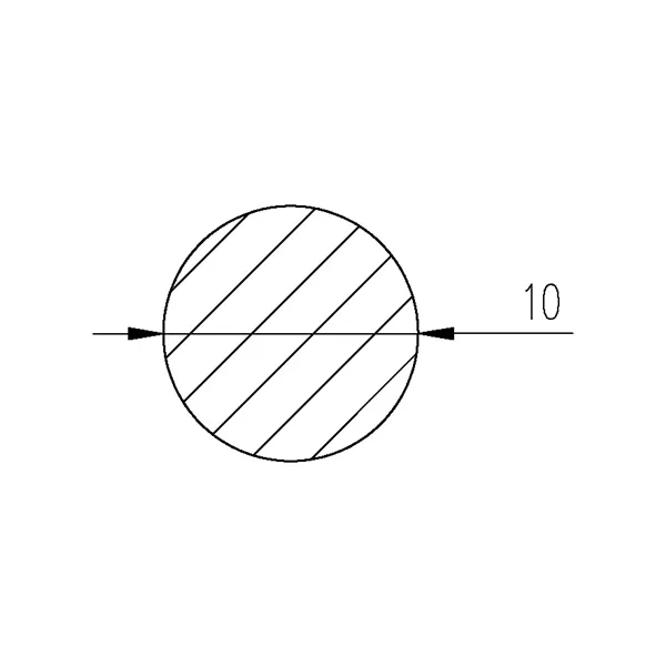 Ocel kruhová 10mm tažená AUTOMAT