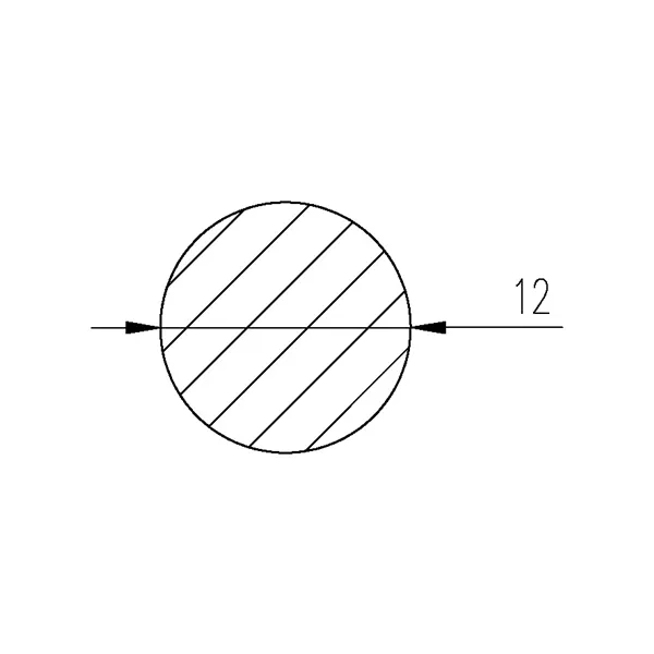 Ocel kruhová 12mm tažená AUTOMAT