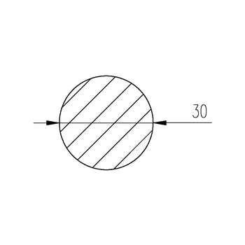 Ocel kruhová 30mm tažená AUTOMAT