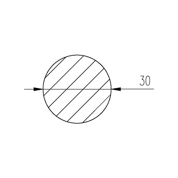 Ocel kruhová 30mm tažená AUTOMAT