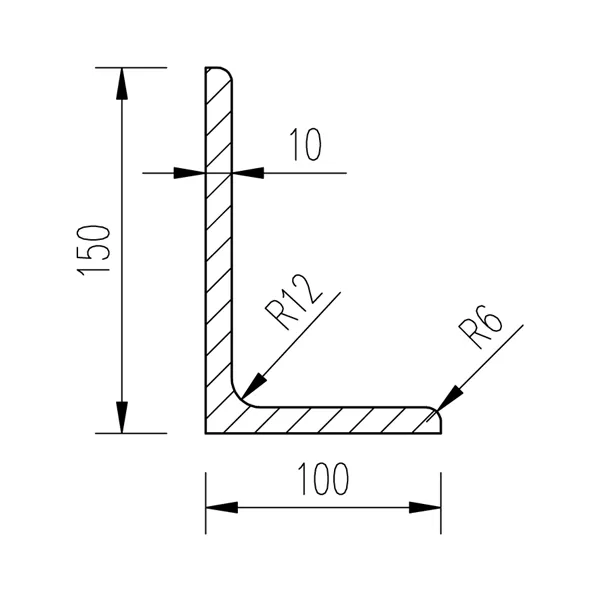 L 150x100x10