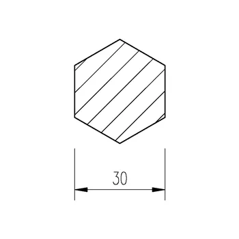 Ocel šestihranná 30mm tažená AUTOMAT