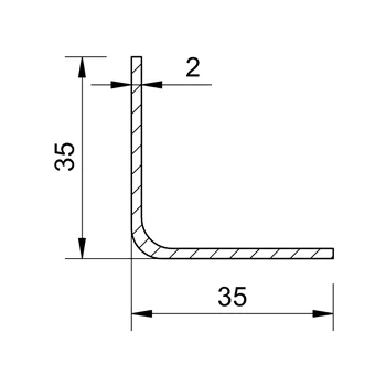 Jekl L 35x35x2