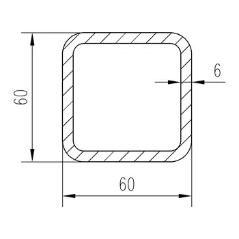 Jekl 60x60x6