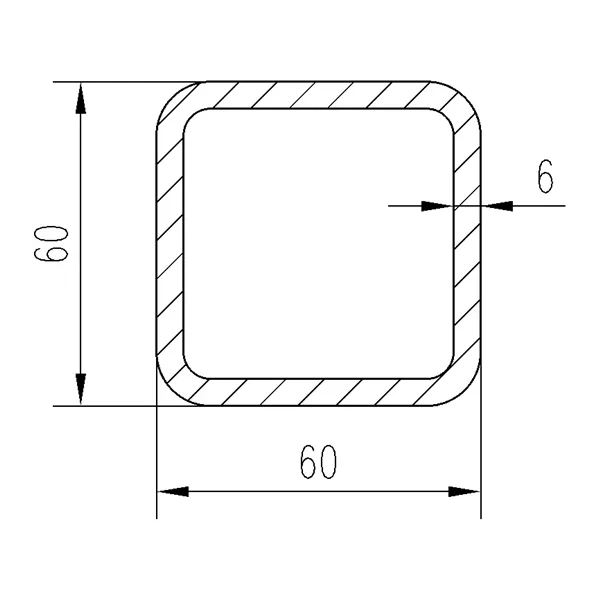 Jekl 60x60x6