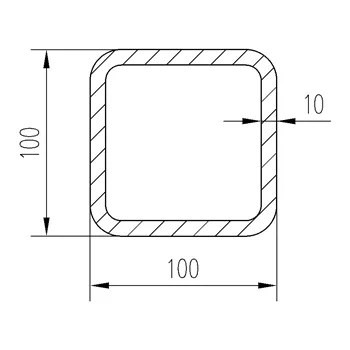 Jekl 100x100x10