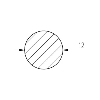 Ocel kruhová 12mm tažená S355JRC+C, H9