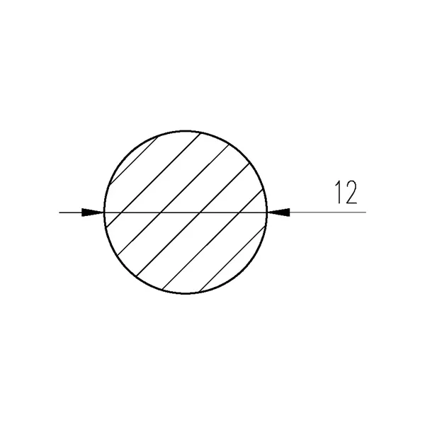 Ocel kruhová 12mm tažená S355JRC+C, H9