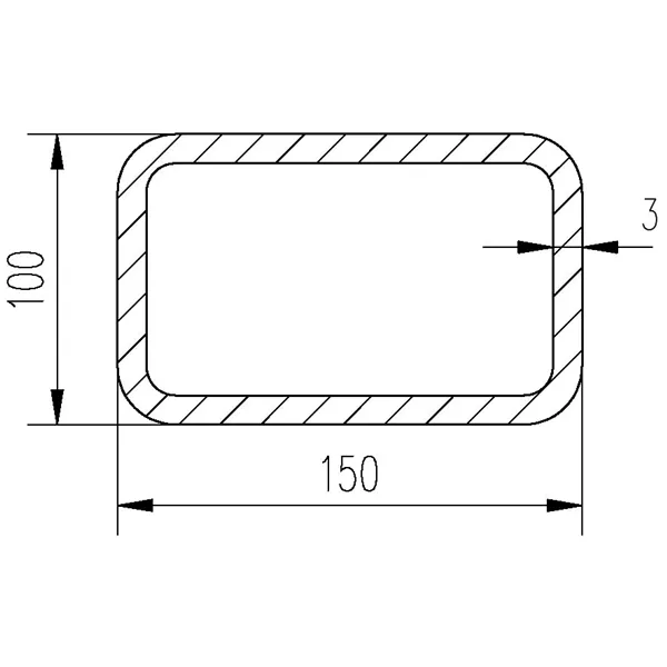 Jekl 150x100x3