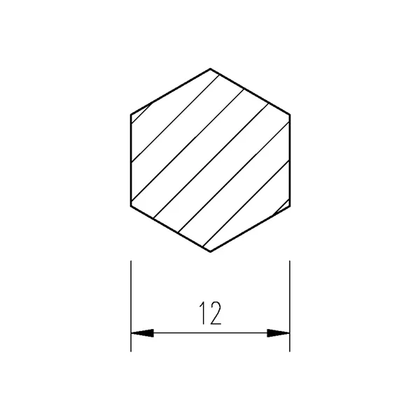 Ocel šestihranná 12mm tažená AUTOMAT