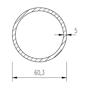 Trubka konstrukční 60,3x5