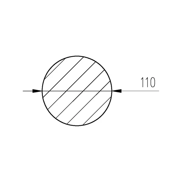 Ocel kruhová 110mm