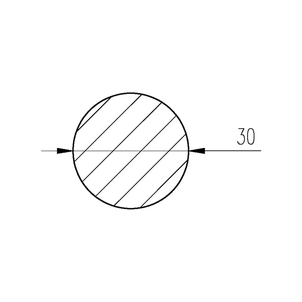 Ocel kruhová 30mm tažená 11600, E335, H9