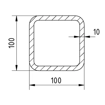 Jekl 100x100x10/S355