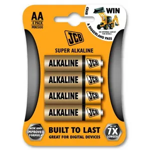 Baterie AA/ LR06 alkalická 1,5V JCB SUPER tužková