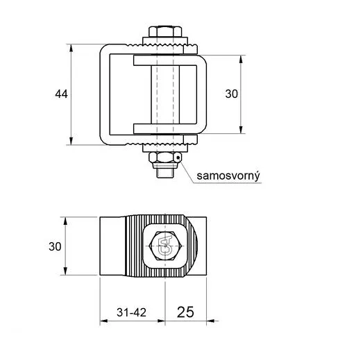 Pant stavitelný M10 x 65mm Combi Arialdo