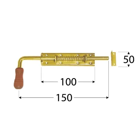 Zástrč WSP 150 Zn dřevěná rukojeť DOMAX