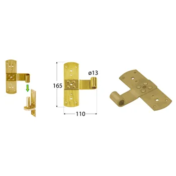 Závěs křížový 165x d13mm žlutý Zn