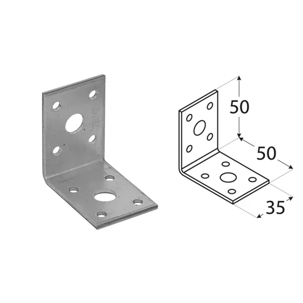 Úhel Zn 50x 50x 35/ 2,5mm