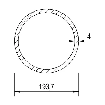 Trubka konstrukční 193,7x4