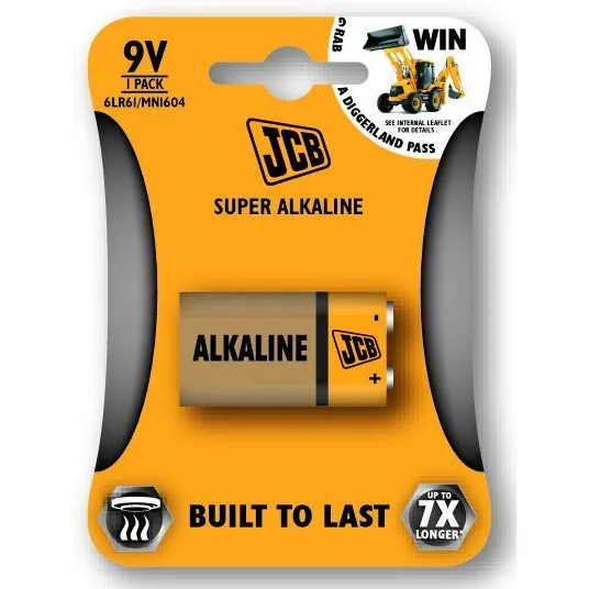 Baterie JCB SUPER 6LR61/ 9V