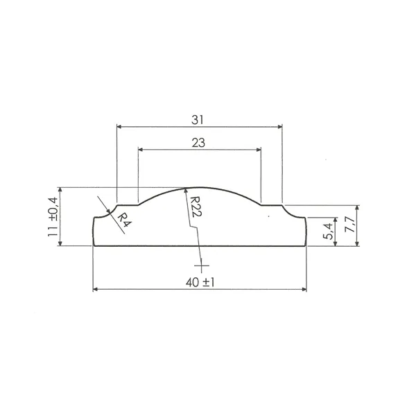 Madlo kované 40x11 L6000mm P/015