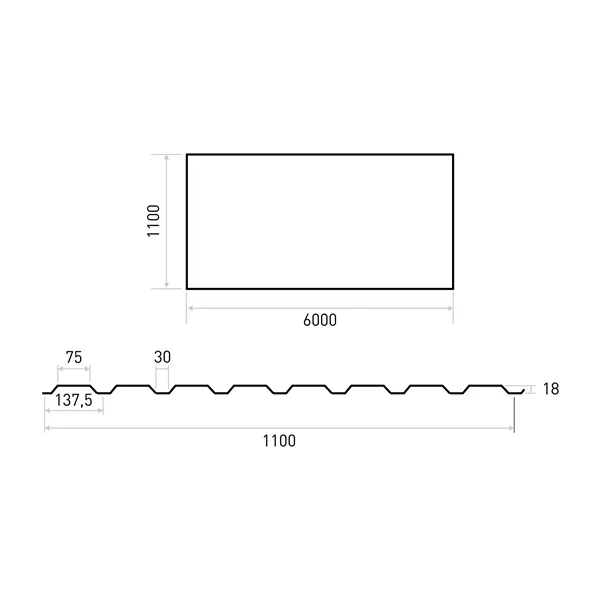 TR 20/137,5 (0,60mm/š.1100mm) ZM Evolution